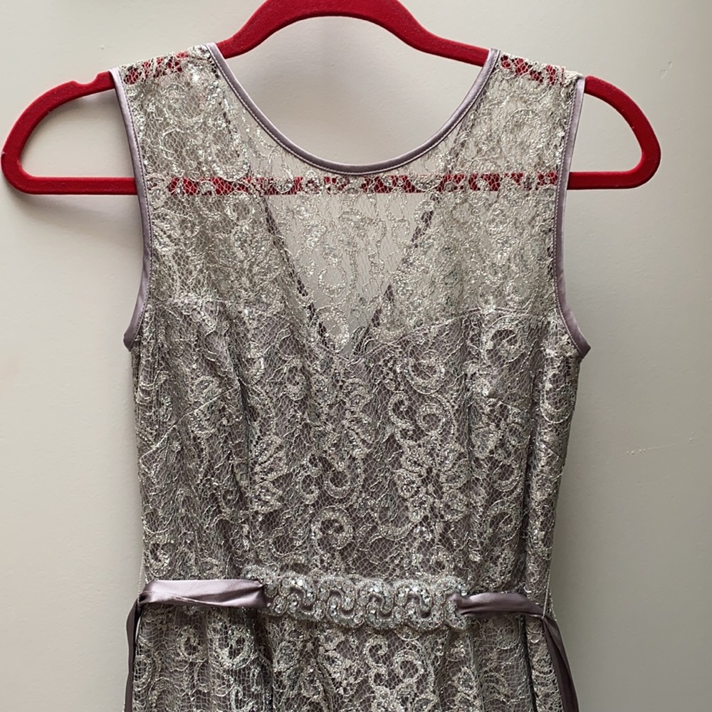 Lace Tank Dress and Beaded Sash - Picture 5 of 8